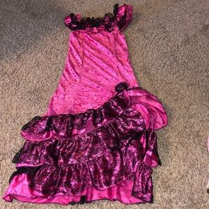 Flamenco dancer costume size 10-12